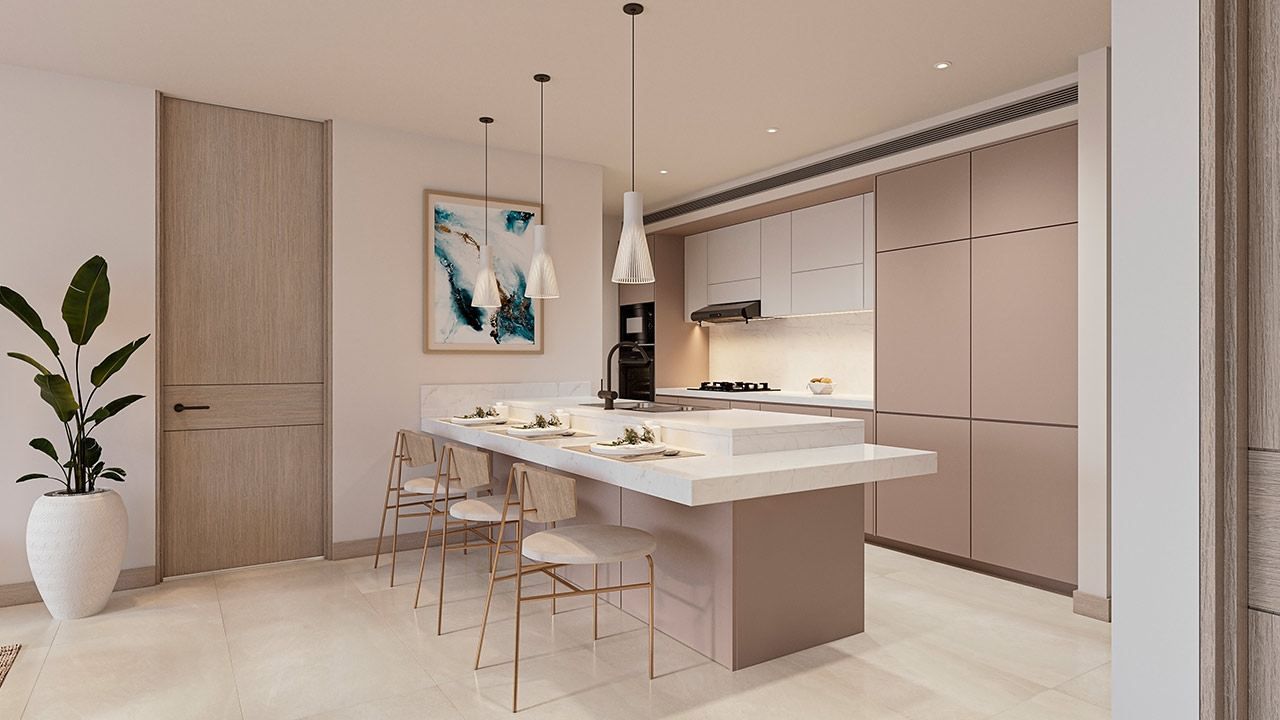 Comedor y cocina abierta